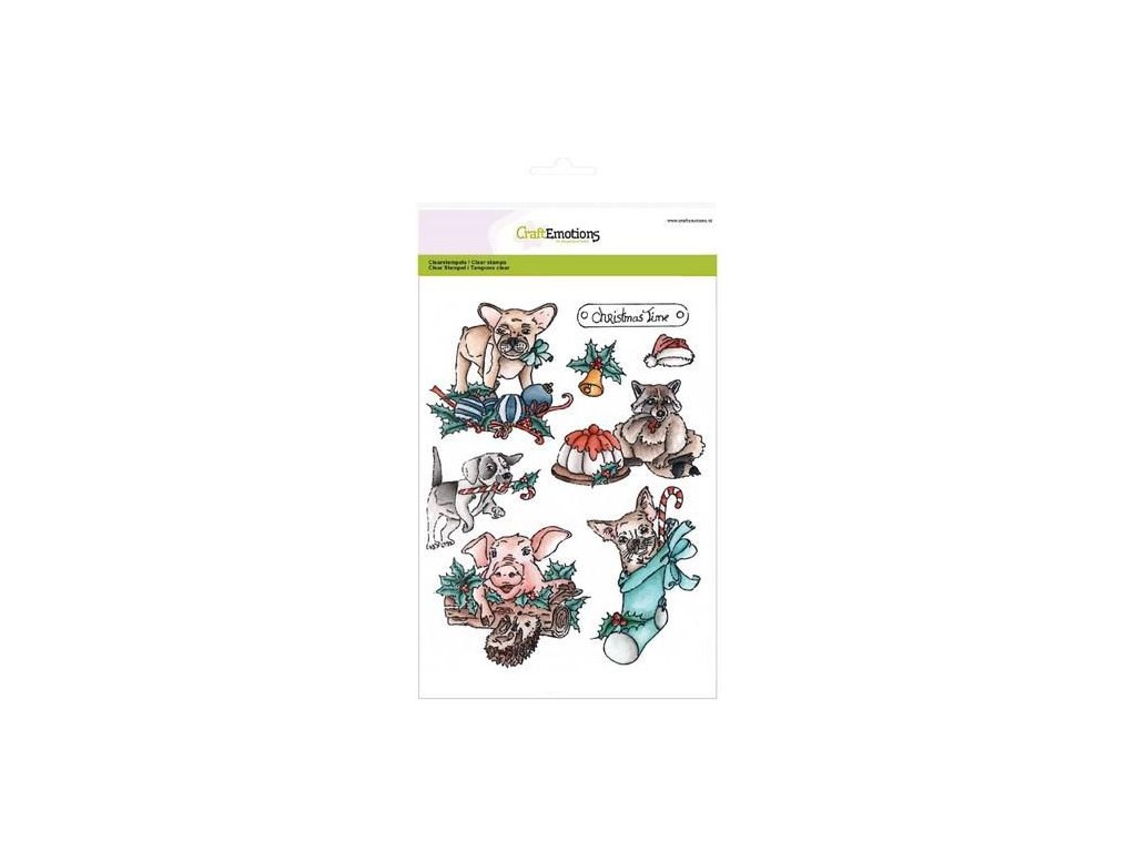 craftemotions clearstamps a5 christmas pets 1 306038 en G
