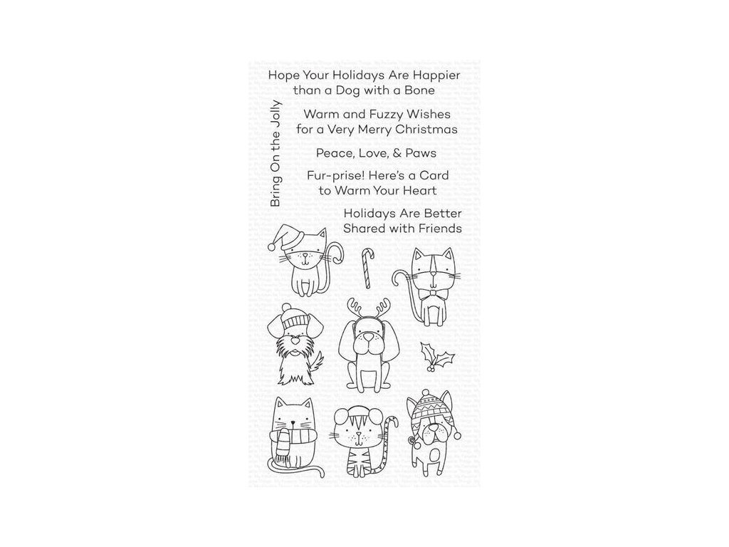 Peace Love Paws My Favorite Things Clear Stamps 849923036716 image1 80348.1599585443.600.600