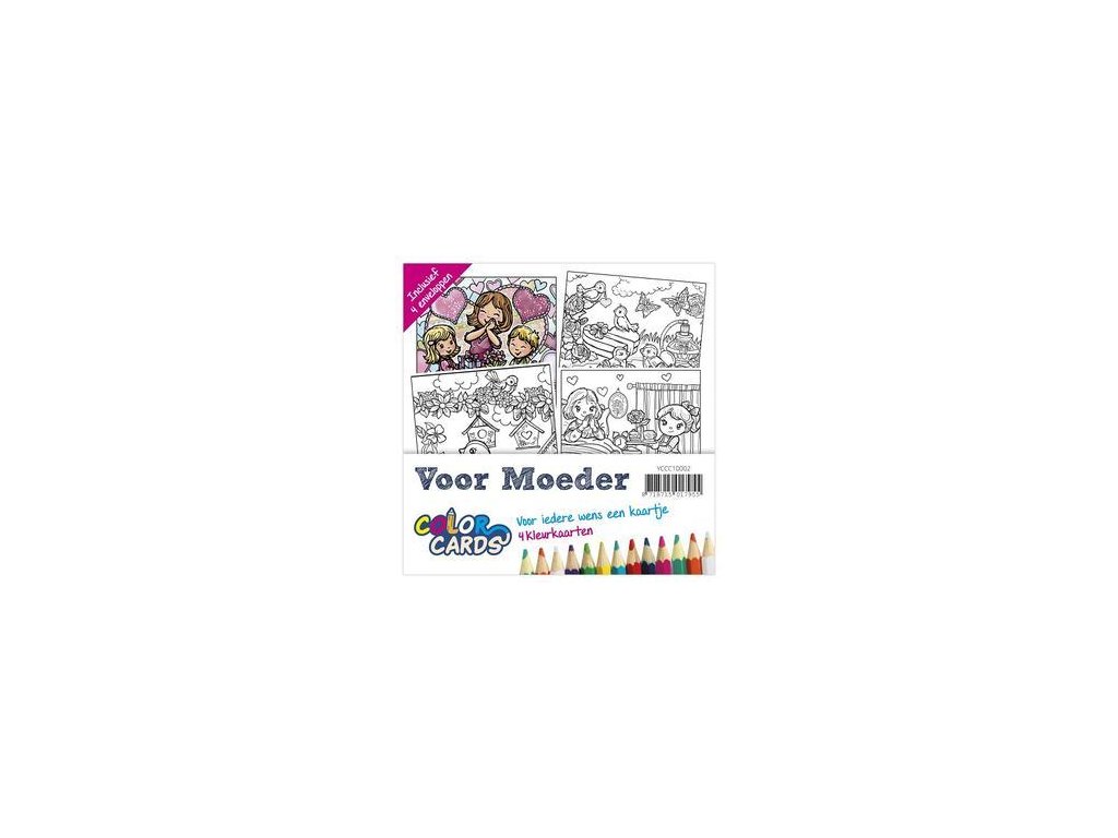 Yvonne Creations - Voor Moeder / Color Cards 2 - předtištěné přání