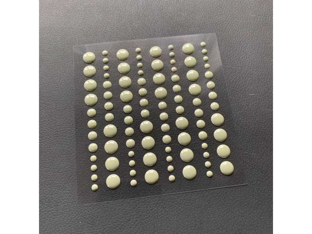 aasimple and basic adhesive enamel dots sage 96 pcs