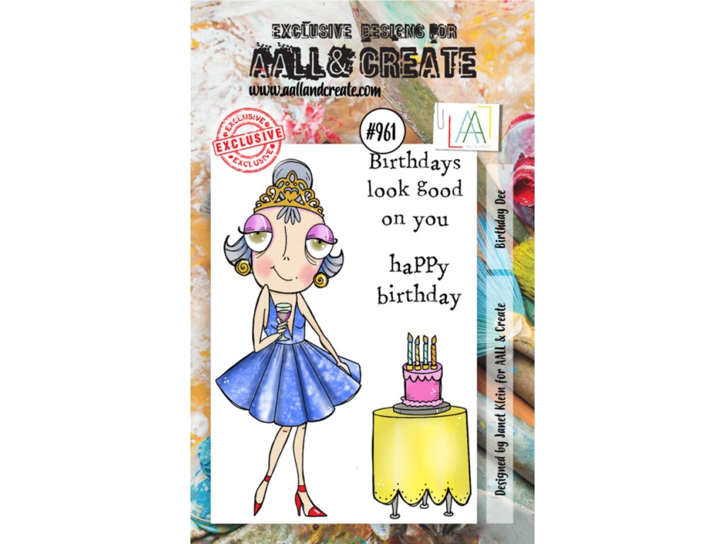 aall and create stamp set a7 birthday dee aall tp