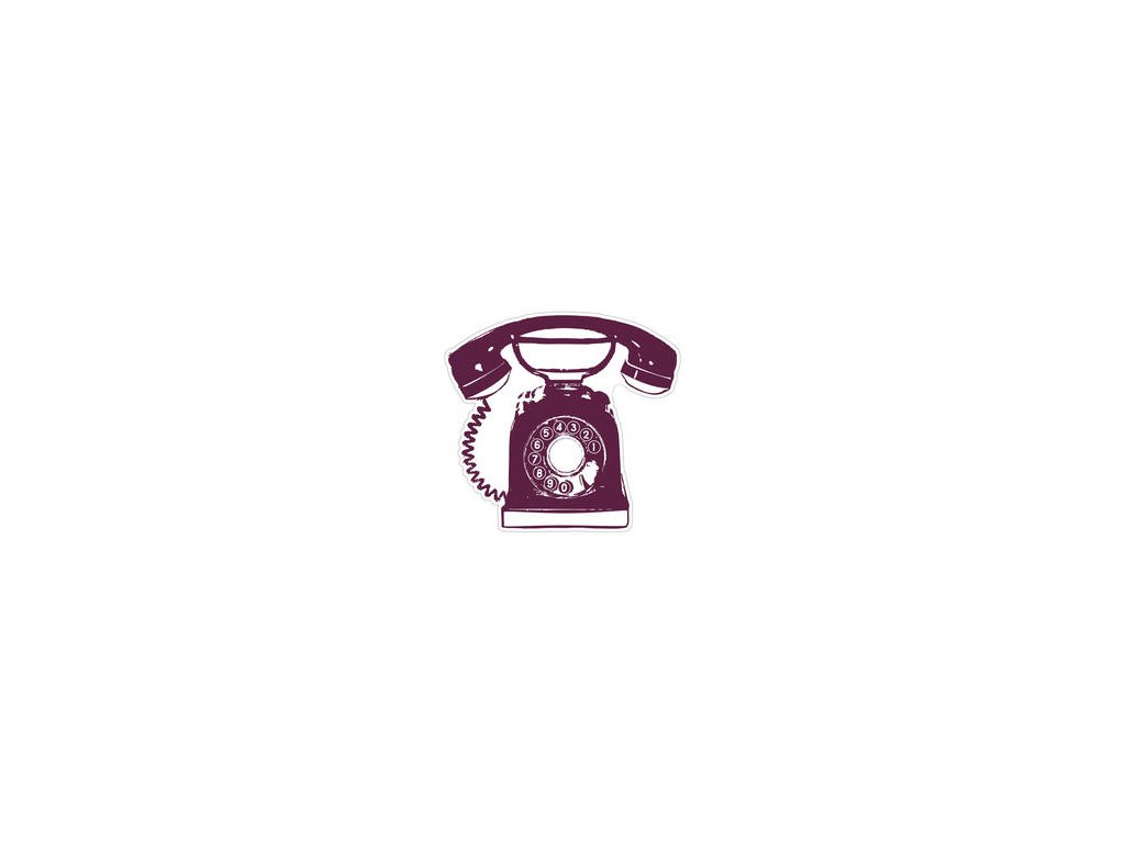 Aladine - maxi telefon - gumové razítko