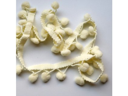 Bambulkový prýmek / 2 m / béžová