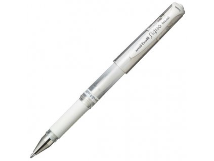 UN02761 ZZZ~Uni Ball Signo Broad Gel Rollerball UM 153 White P1