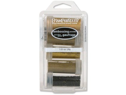 Stampendous - GLAMOUR KIT - sada 5 prášků na horké embossování