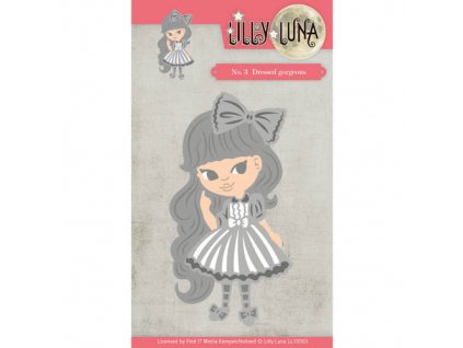 Lilly Luna - DRESSED GORGEOUS -  kovové vyřezávací šablony