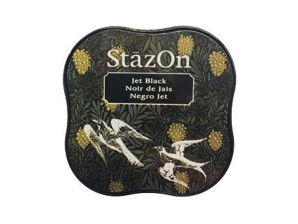 stazon midi ink pad jet black