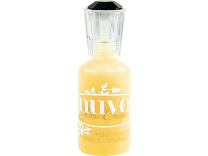 Nuvo Crystal Drops - GLOW DROPS / BANANA - ve tmě svítící tekuté enamelky