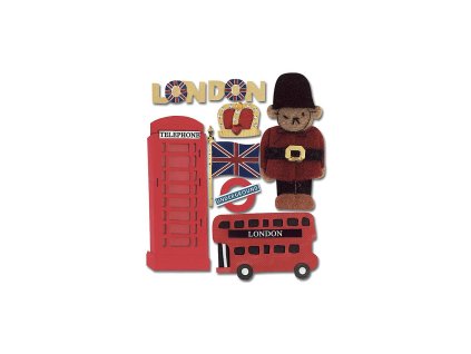 EK - JOLEE´S / LONDON - 3D samolepky