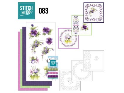 Stitch and Do 83 Purple Flowers