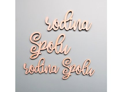 Hurá Papír - kartonové výseky / rodina, spolu...
