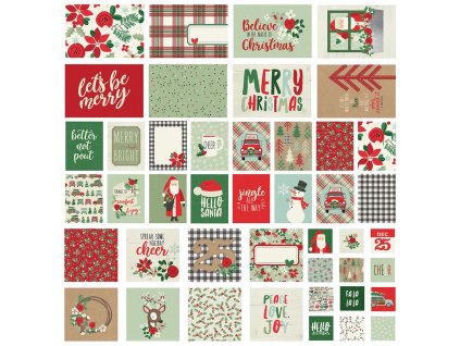 Simple Stories - MERRY & BRIGHT -  sada vánočních kartiček