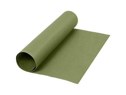 FAUX LEATHER PAPER / GREEN - papír se vzhledem kůže, 50x100 cm