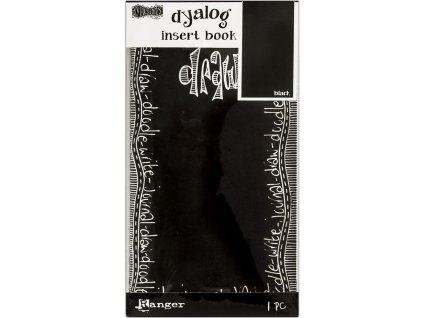 Dylusions - DYALOG COVER / INSERT BOOK / BLACK - sešit, černé listy