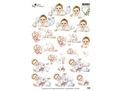 Studio Martare - BABY - dětské obrázky na vystřihování