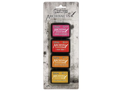 Archival Ink - distress kit1 - mini razítkovací voděodolná barva