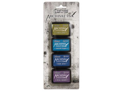 Archival Ink - distress kit2 - mini razítkovací voděodolná barva