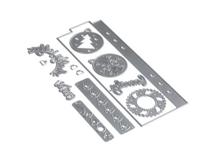 Elizabeth craft designs - 1676 / PLANNER / Essentials 15 - vyřezávací kovová šablona