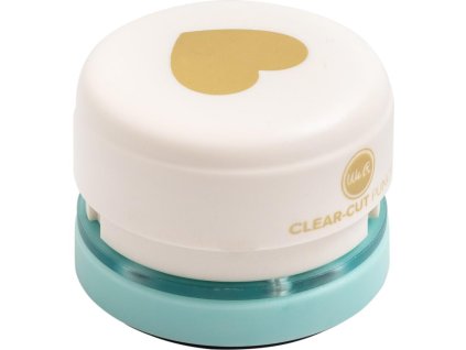 We R - CLEAR PUNCH / srdce 1" - magnetická "prostorová" raznice