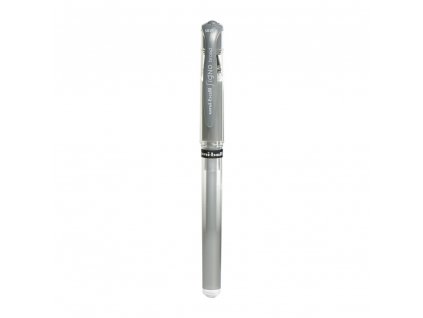 Uni-Ball - SIGNO BROAD / SILVER -  stříbrné gelové pero, hrot 1 mm
