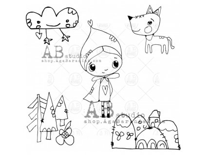 rubber stamps set id 378 tandiart fairytale vol 5