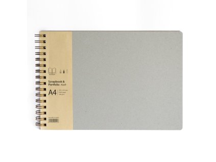 Scrapbook and Portfolio Kraft A4 landscape 750x750