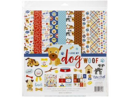 Echo Park - I LOVE MY DOG - kompletní 12" scrapbooková sada