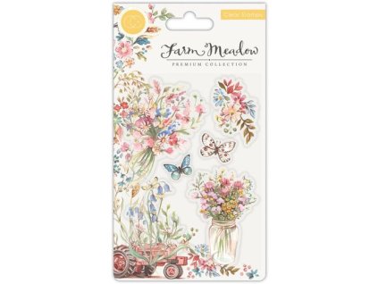 Craft Consortium Clear Stamp Florals 27 m