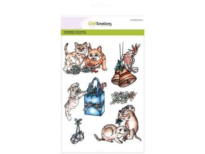 craftemotions clearstamps a5 christmas pets 3 306097 en G