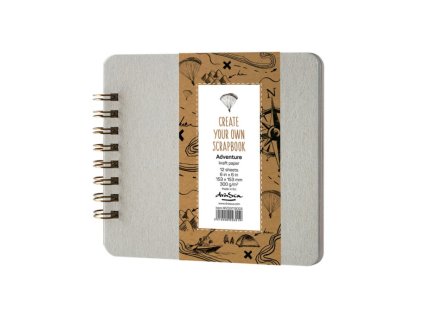 Drasca - CREATE YOUR OWN SCRAPBOOK - 15,3 x 15,3 cm / kraft album