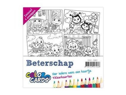 Yvonne Creations - Beterschap / Color Cards 2 - předtištěné přání