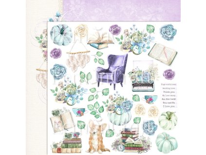 autumn twilight zestaw papierow do scrapbookingu 30x3gcm lemoncraft