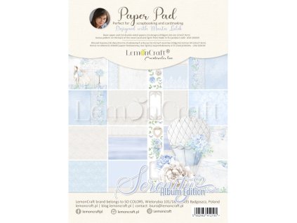 serenity album edition bloczek papierow do scrapbookingu 21x29cm lemoncraft lem sere09