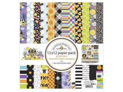 doodlebug design ghost town 12x12 inch paper pack