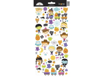 doodlebug design ghost town icons stickers 6993