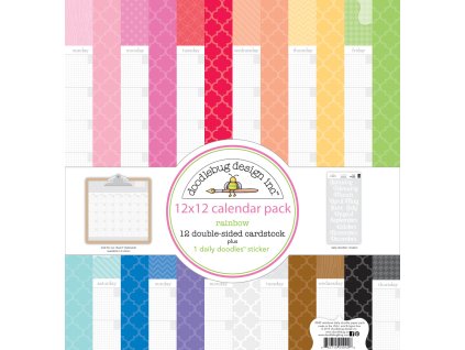 doodlebug design daily doodles 12x12 inch calendar