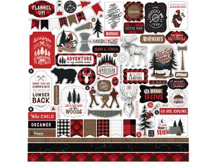 echo park lets lumberjack element sticker lu225014