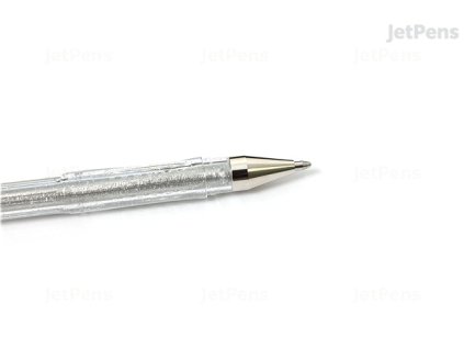 Uni-Ball - SIGNO 120SP / SILVER / SPARKLING - třpytkové stříbrné gelové pero, hrot 0,7 mm