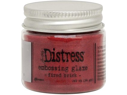 Ranger - DISTRESS / EMBOSSING GLAZE / FIRED BRICK - prášek na embossování, průhledný
