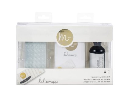 Heidi Swapp - TONER STAMPING KIT - sada na razítkování a následné "zlacení"