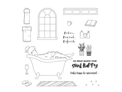 FUN STAMPERS - SELF LOVE - silikonová razítka