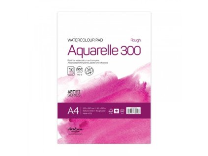 Drasca - AQUARELLE 300 gr / A4 - přírodně bílé akvarelové čtvrtky