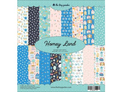 the tiny garden homey land 12x12 inch paper pack t