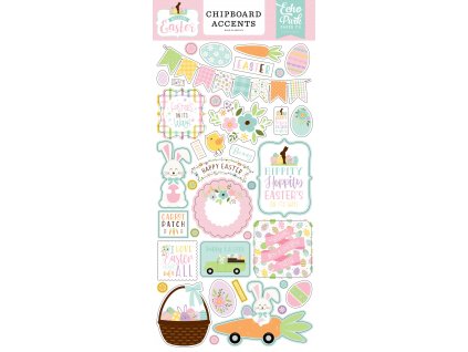 echo park welcome easter 6x13 inch chipboard accen