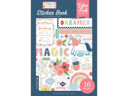 echo park little dreamer girl sticker book ld23702