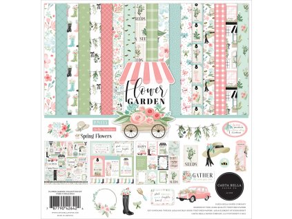 carta bella flower garden collection kit cbga13001