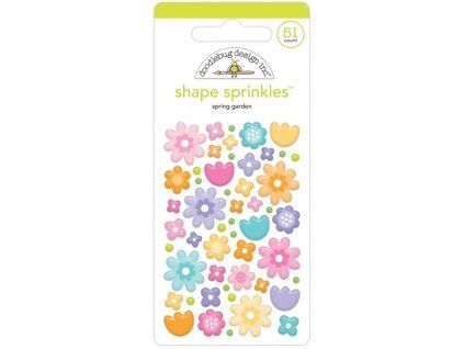 doodlebug design spring garden shape sprinkles 720