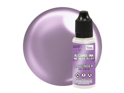 couture creations alcohol ink metallics lavender 1