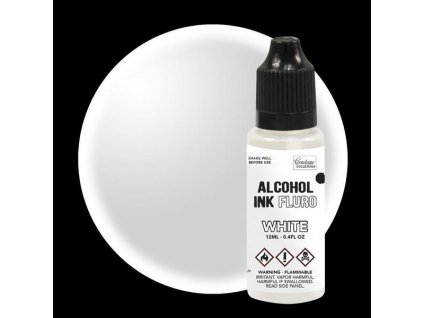 couture creations alcohol ink fluro white 12ml co7