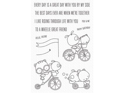 my favorite things wheelie great friend clear stam